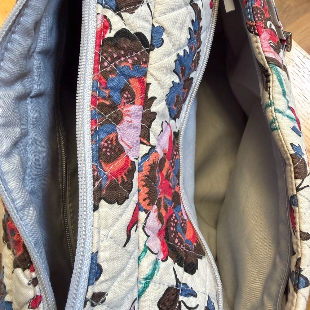 Vera Bradley Vineyard Floral Quilted On the Go Bag 4 Piece Set, Lunch Bunch .. - Picture 7 of 15
